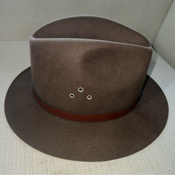 Country Gentleman 100% Wool Wide Brim Fedora Size Large - Picture 4 of 8
